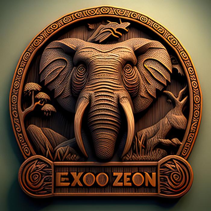 نموذج ثلاثي الأبعاد لآلة CNC ألعاب st Zoo Tycoon 2 لعبة الأنواع المهددة بالانقراض